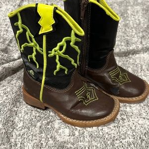 Dbl barrel childrens cowboy boots